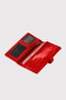 Zoozie Bags Cartera Croco Red Mujer Cuero PU Vibrante Elegante Sofisticada Organizador Regalo 17x1.5x9 cm Rojo